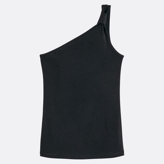 La Redoute Collections Tanktop met asymmetrische band