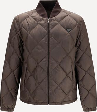 Prada Short Re-Nylon Down Jacket Male XL
