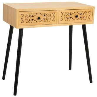 Wanderlust Deco Recibidor de madera marr&oacute;n 80x42x79