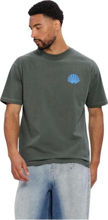 New Amsterdam Surf Association Tops, Dames, Groen, S, Katoen, Logo Tee