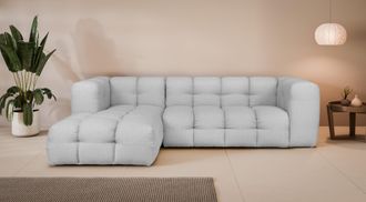 LeGer Home by Lena Gercke Ecksofa »TALISHA L-Form Designersofa, moderne Steppung, B/T/H: 276/178/75 cm« aufwendig gepolstert, hoher Sitzkomfort