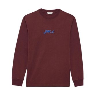 J.W.Anderson Script Long Sleeve T-Shirt - Heren - Tops - Paars - Maat: L