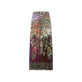 Pierre-Louis Mascia Maxi Skirts, female, Multicolor, Size: XS Ceto Pleated Maxi Skirt