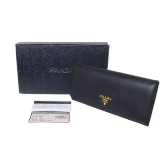 Prada Black Long Wallet (Tri-Fold) (Pre-Owned)