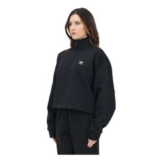 adidas Dames, Sweatshirts & Hoodies, Zwart, Maat: M
