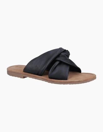 Hush Puppies Womens Amy Womens Wide Fit Sandals - Black - Size: 5