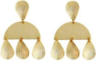 Panacea Brished Teardrop Earrings in Gold at Nordstrom Rack