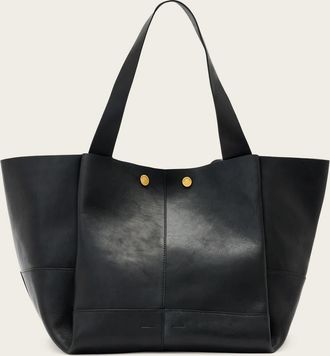 AllSaints Leather Rosalie Large Leather Tote Bag, Size: One Size
