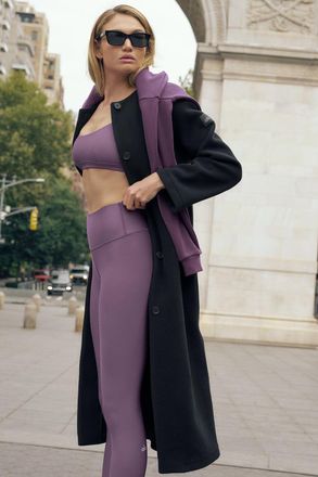 Alo | 7/8 High-Waist Airlift Legging in Plum Kiss Purple, Size: Medium