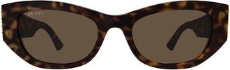 Gucci Sunglasses Gg2044 Sa 002 Brown/Brown Women