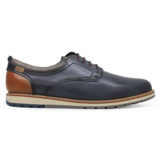 Pikolinos Berna M8J-4183 Leather Mens Lace Up Shoes - Blue - Size:UK 14.5-15