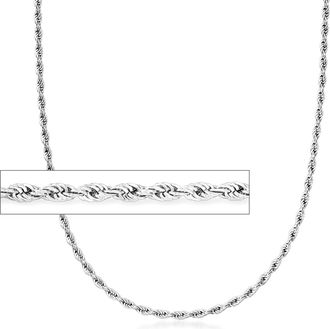 Ross-Simons 3mm Sterling Silver Rope Chain Necklace