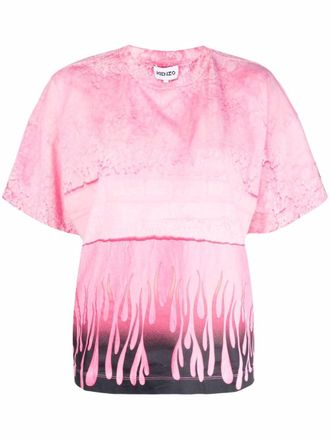 Kenzo T-shirt girocollo - Rosa