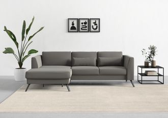 Sit&more Ecksofa »Lindholm L-Form« mit Sitztiefenverstellung und Federkern