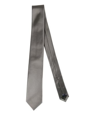 Errico Formicola silk tie - men - Silk - One Size - Silver