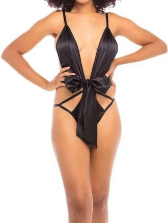 Oh là là Chéri Ambra Teddy Bodysuit In Black