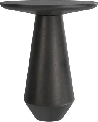 Simpli Home Gloria Contemporary 16In Cast Aluminum Side Table