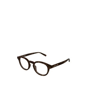 Saint Laurent Optisch Montuur - Heren - Brillen - Bruin - 47 MM - Accessoires
