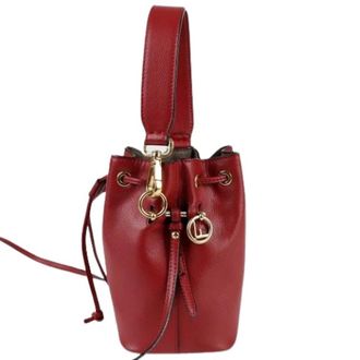 Fendi Pre-owned Bucket Bags, female, Red, Size: ONE SIZE Pre-owned Montrezzo Mini Bucket Tote Shoulder Bag