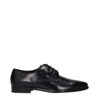 Dolce & Gabbana Dolce&Gabbana Damens Derby Leder Schwarz