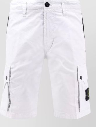 Stone Island cotton cargo bermuda shorts