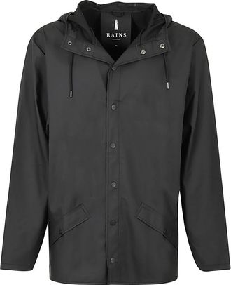 Rains Stijlvolle Waterdichte Jas - Heren - Regenjassen - Zwart - M - Polyester - Jassen
