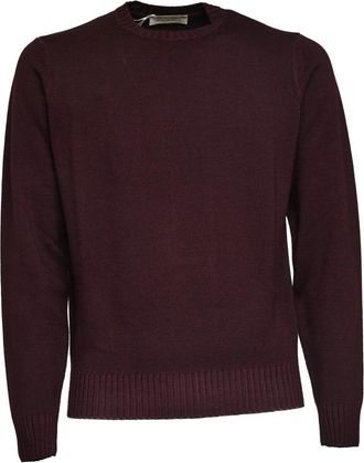 FILIPPO DE LAURENTIIS Truien & Vesten, Heren, Bruin, XL, Wol, Trui met ronde hals