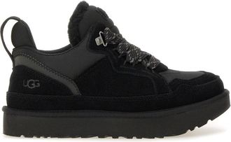 UGG Lowmel Textured Panels Leather Sneakers