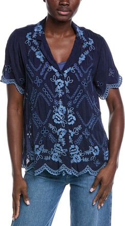 Johnny Was Chryssie Camp Shirt