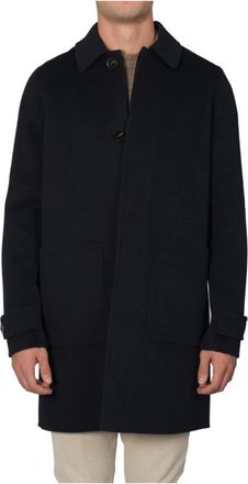 Alpha Studio Park - Heren - Parka Jassen - Blauw - L - Jassen
