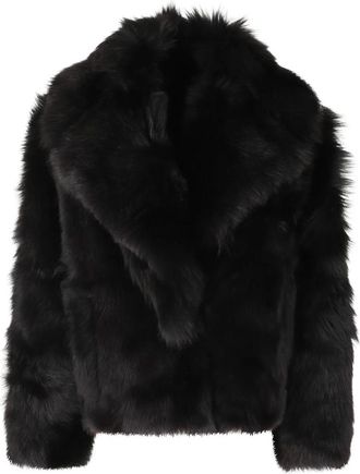 BLANCHA Toscana Shearling Jacket - Dames - Jassen - Zwart - Maat: XS Leer