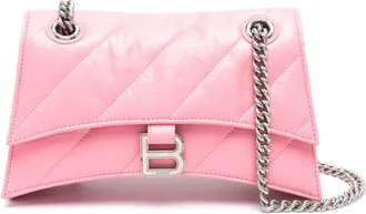 Balenciaga Crush shoulder bag - women - Nappa Leather/Calf Leather - OS - Pink