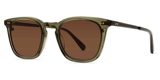 Garrett Leight GETTY II S LIMU-ATG/MO Mens Sunglasses Green Size 48