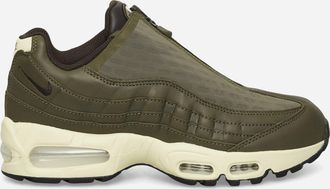 Nike Air Max 95 Big Bubble Zip Sneakers Medium Olive / Alabaster