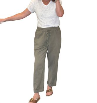 Dylan Drawstring Pants In Olive