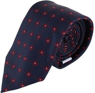 Ascentix Flower Diamonds Necktie in Navy at Nordstrom