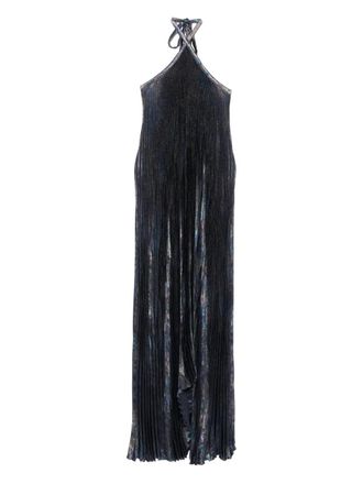 L&rsquo;Id&eacute;e Deesse pleated gown - Blue