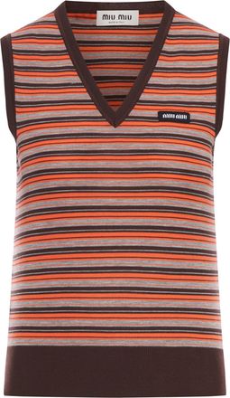 Miu Miu WOOL VEST - Miu Miu - Woman