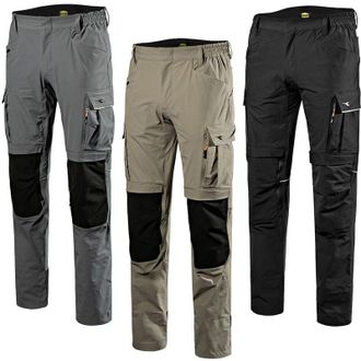 Diadora Pantalones de trabajo elásticos Pant Tech Performance - xs - Negro