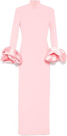 Solace London Viviana maxi dress - women - Polyester/Elastane/Polyester/Elastane - 10 - Pink