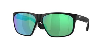 Costa Green Mirror Polarized Glass Rectangular Mens Sunglasses 6S9128 912803 60
