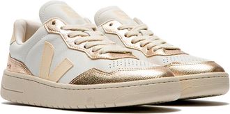 Veja Womens Sneakers V-90 White Limestone Platinum Trainers