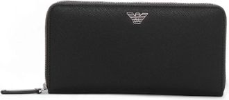 Emporio Armani Portafoglio zip around Nero Emporio Armani Uomo
