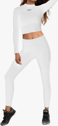 Koral Drive High Rise Leggings In White