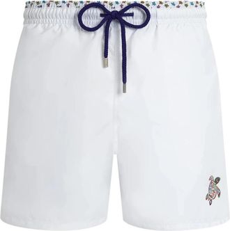 Vilebrequin Micro Ronde des Tortues Zwemshorts - Heren - Strandmode - Wit - M - Badmode