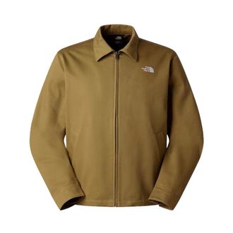 The North Face Twill Collared Jacket - Heren - Windbreakers - Beige - XL - Katoen - Fitness