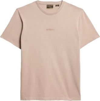 Superdry Hombre, Camisetas, Beige, Talla: L