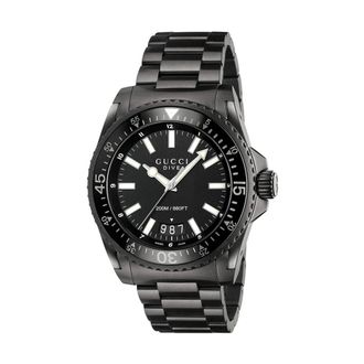 Gucci Accessoires, Heren, Zwart, ONE Size, Duikhorloge
