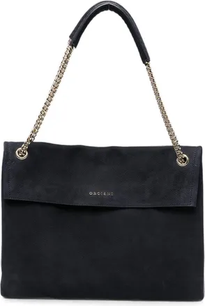 Orciani Venus Nabucco Midi Leather Shoulder Bag
