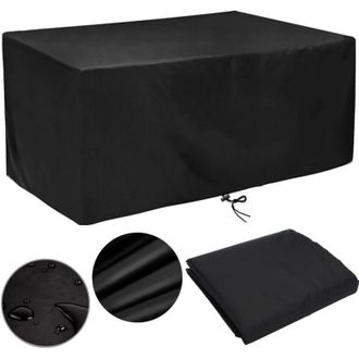 OEM Funda Protectora Para Mesa De Jard&iacute;n Rectangular De 220 X 110 X 75 Cm, Impermeable Y Resistente A Los Rayos Uv, De Tela Oxford